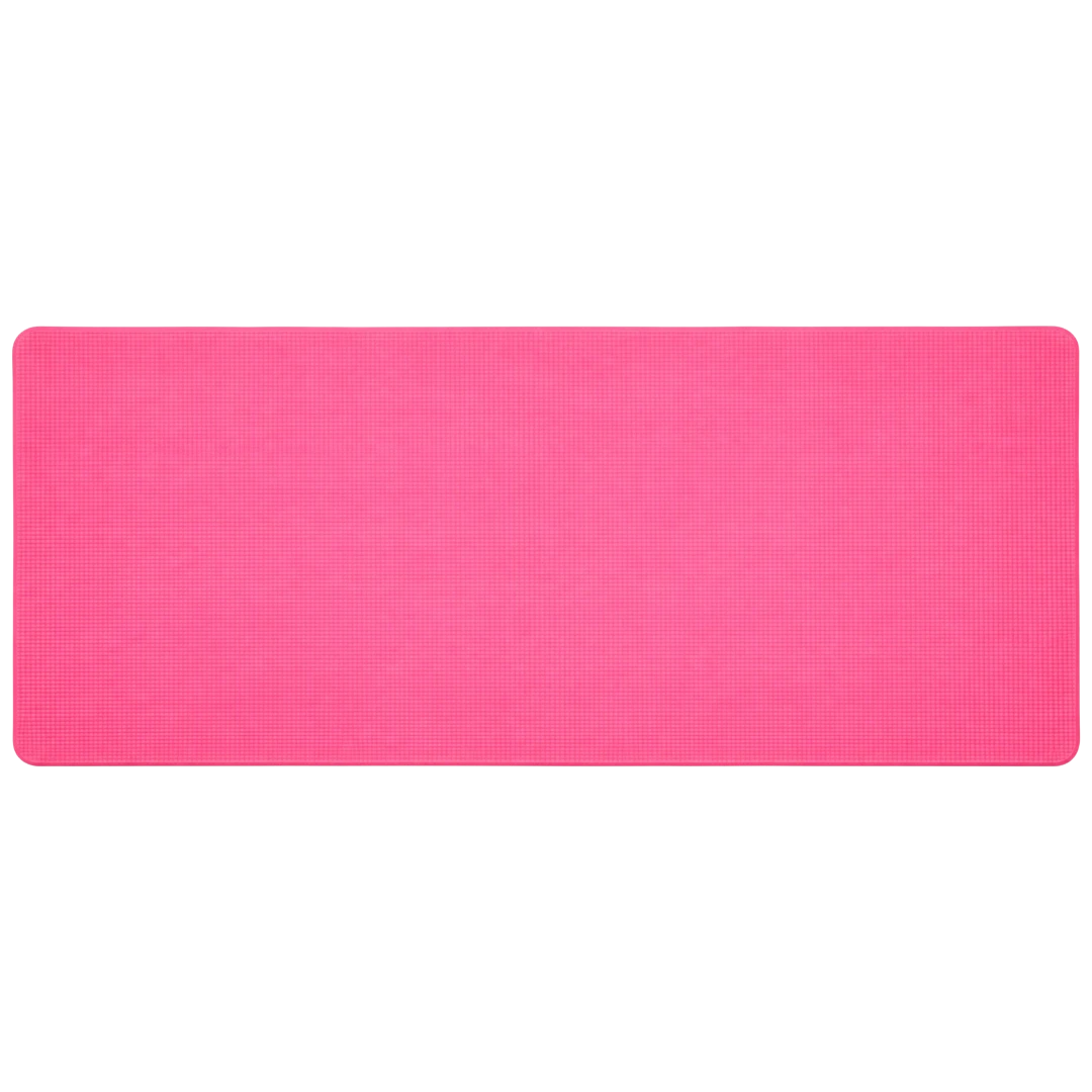 Basilz Pink Textured Exercise Mat for Yoga, Pilates & Home Workouts