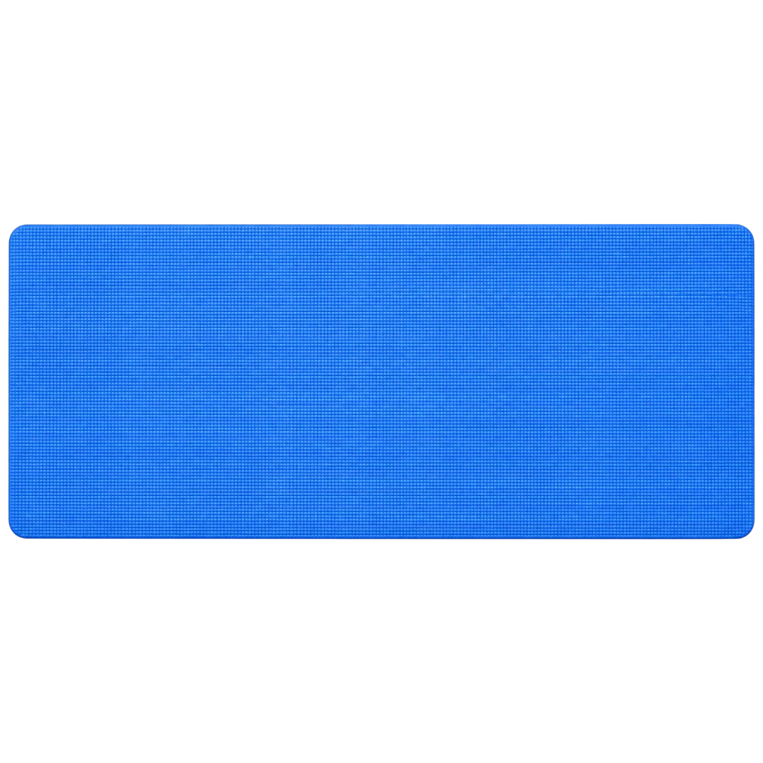 Basilz Blue Textured Exercise Mat for Yoga, Pilates & Home Workouts