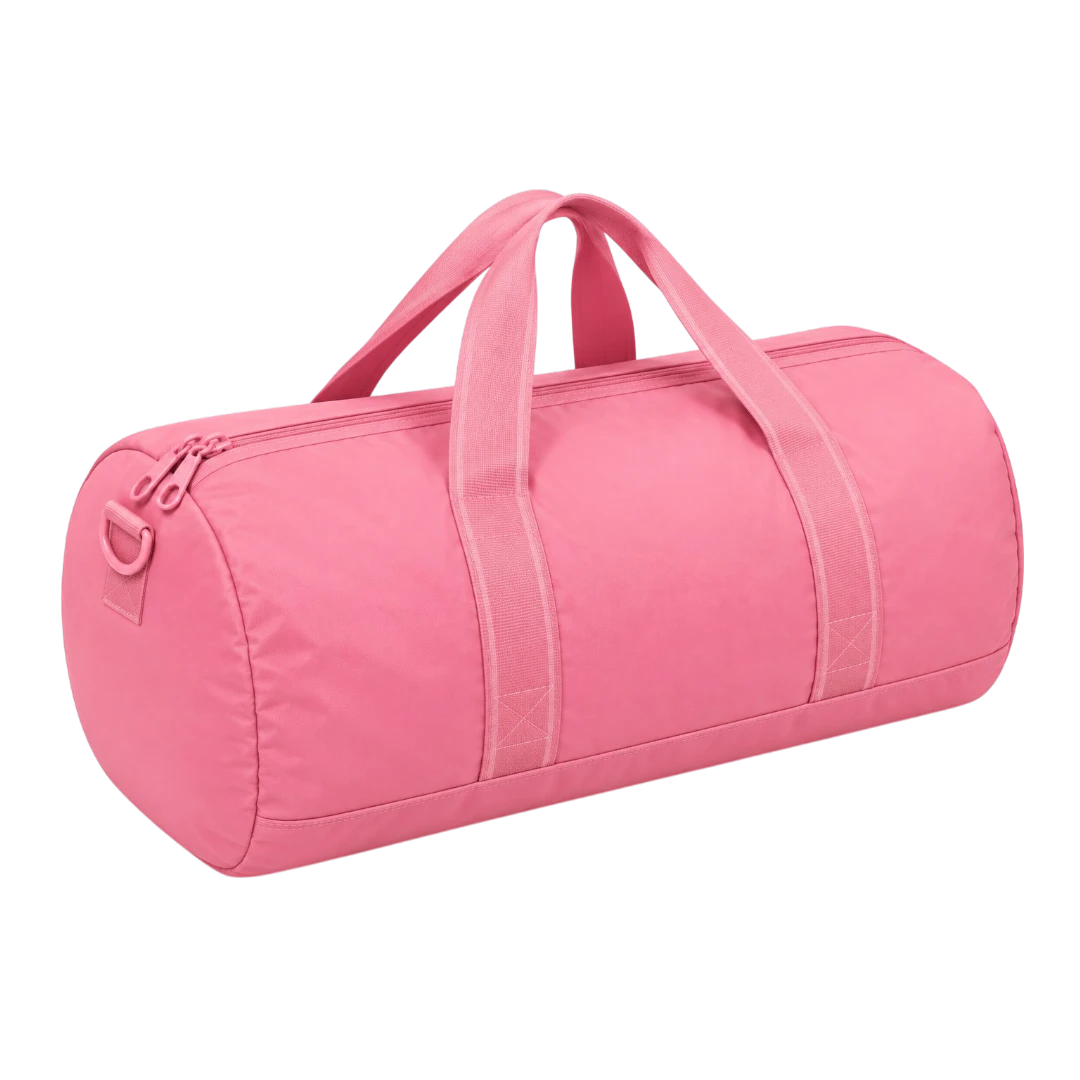 Basilz Pink Travel Duffel Bag Sports Gym Overnight Carryall