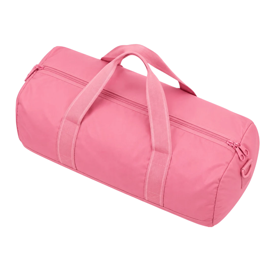 Basilz Pink Travel Duffel Bag Sports Gym Overnight Carryall