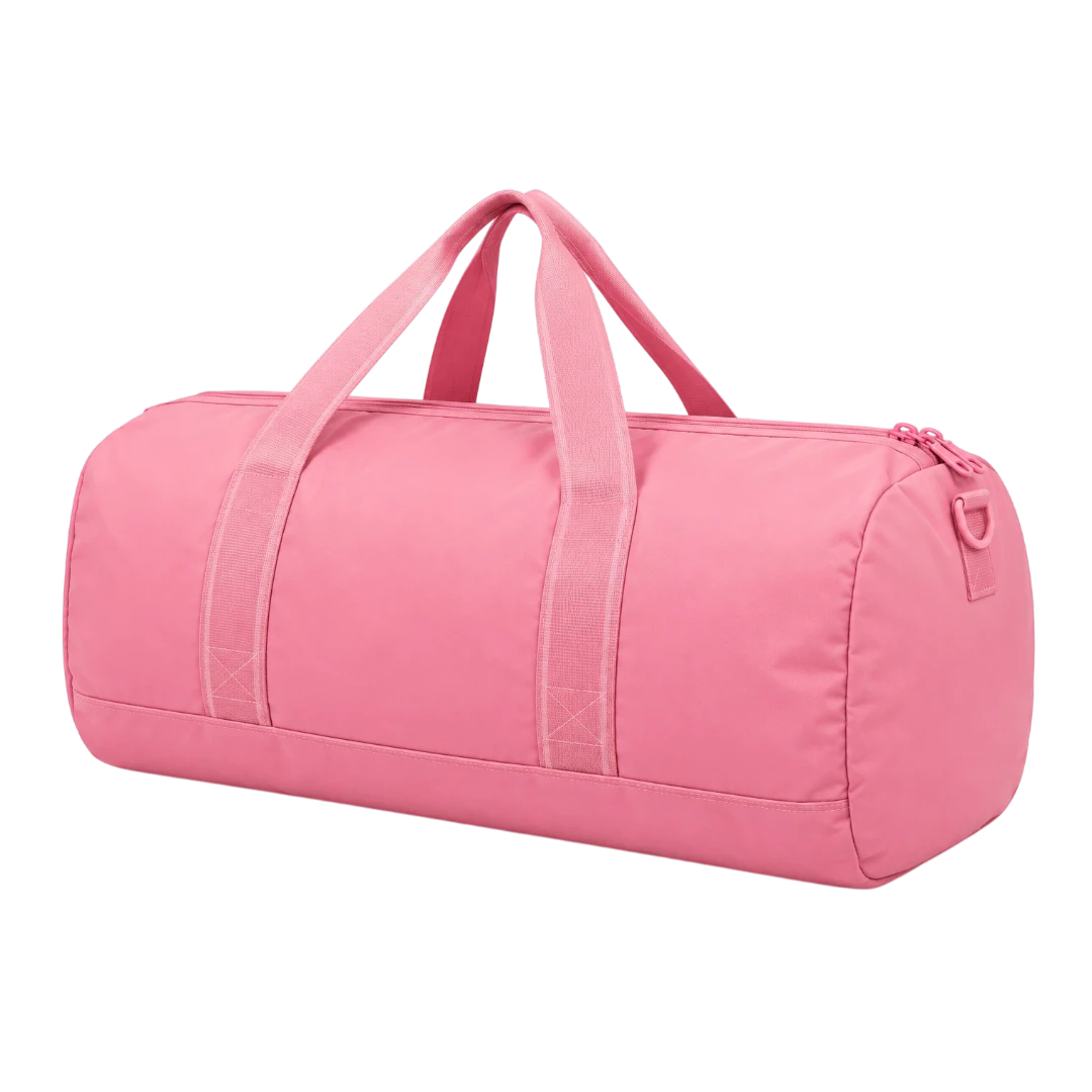 Basilz Pink Travel Duffel Bag Sports Gym Overnight Carryall