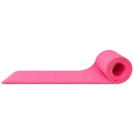 Basilz Pink Textured Exercise Mat for Yoga, Pilates & Home Workouts