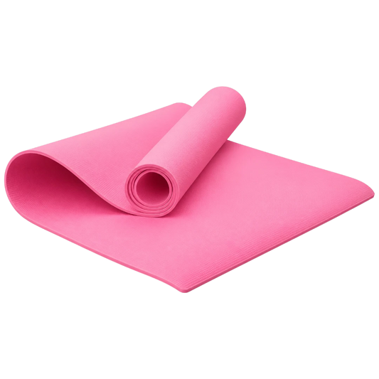 Basilz Pink Textured Exercise Mat for Yoga, Pilates & Home Workouts